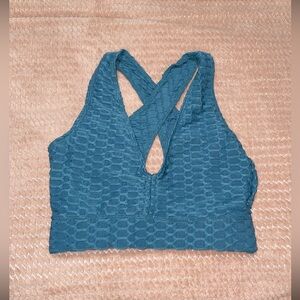 Girls sports bra Size: XS Color: Blue